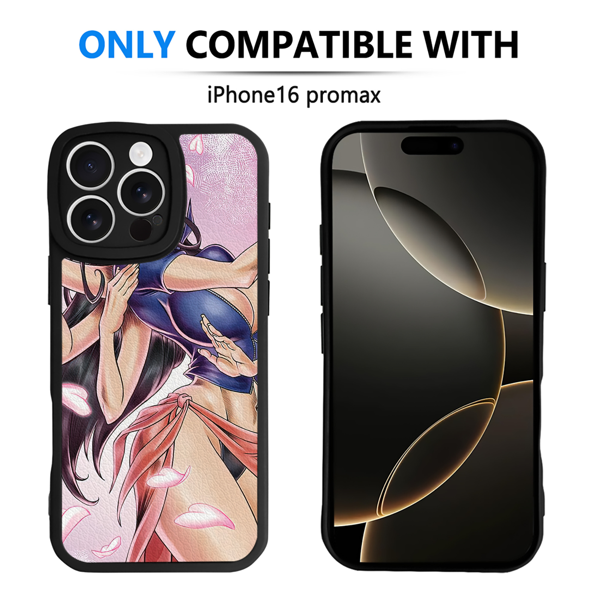 （画像用） ワンピース ONE PIECE 【iPhone 16シリーズ対応】シリコンスマホケース（レザー調） 材質：シリコン
